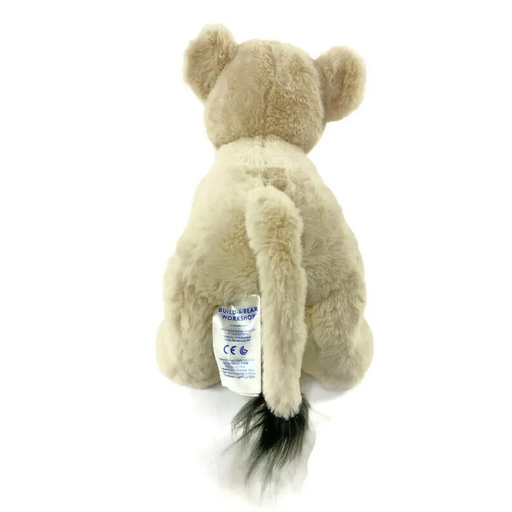 Disney Lion King Baby Lion Plush Build-a-Bear Tan Blue Eyes 11 Inches